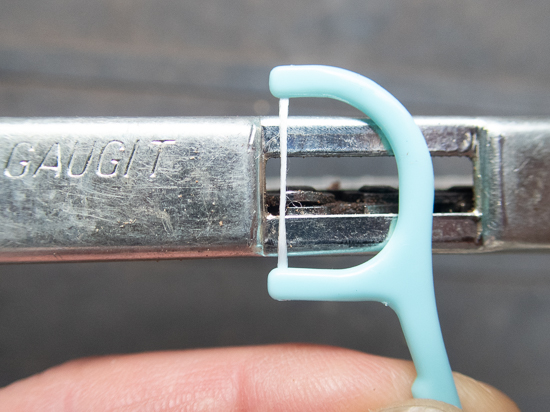 デプス調整の裏技のフロス